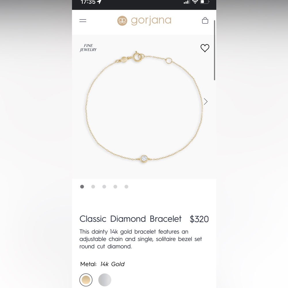 Diamond bracelet